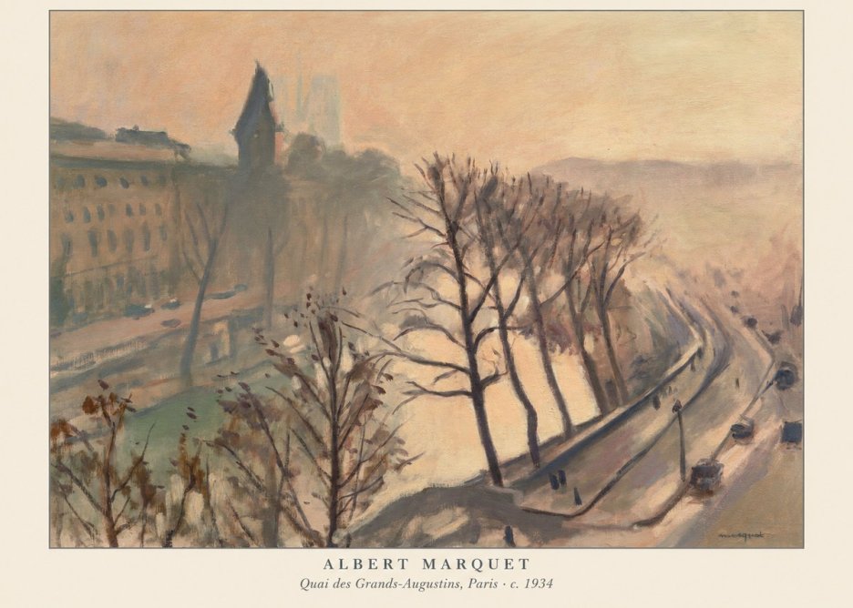 Albert Marquet Quai Des Grands-augustins, Paris · C. 1934 No6 - Juliste