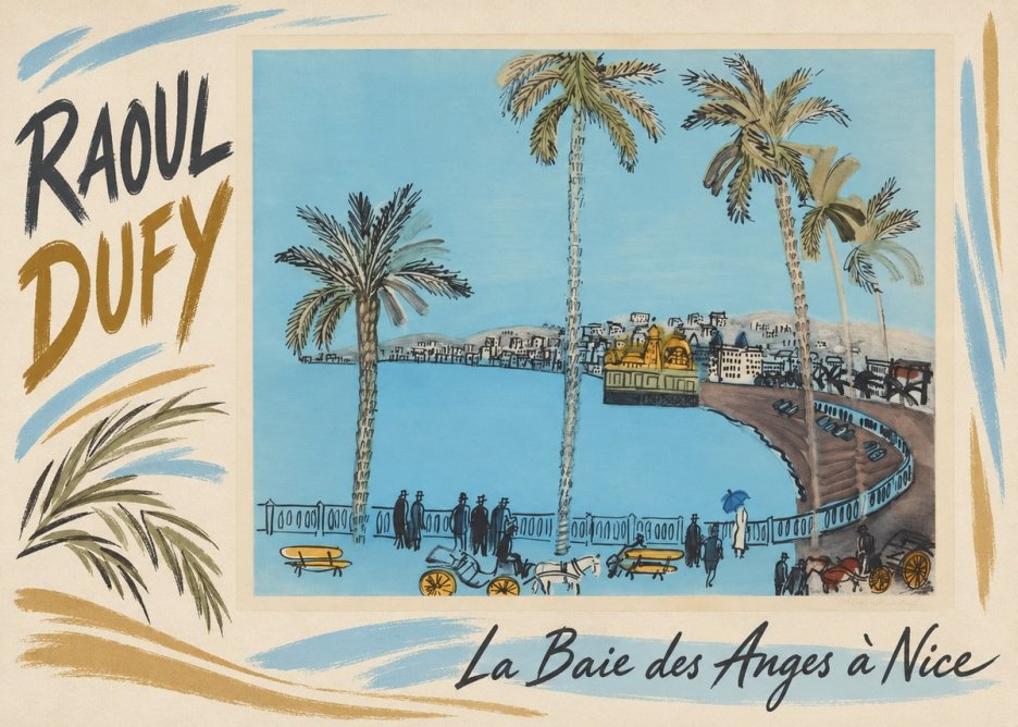 Raoul Dufy La Baie Des Anges À Nice No2 - Juliste