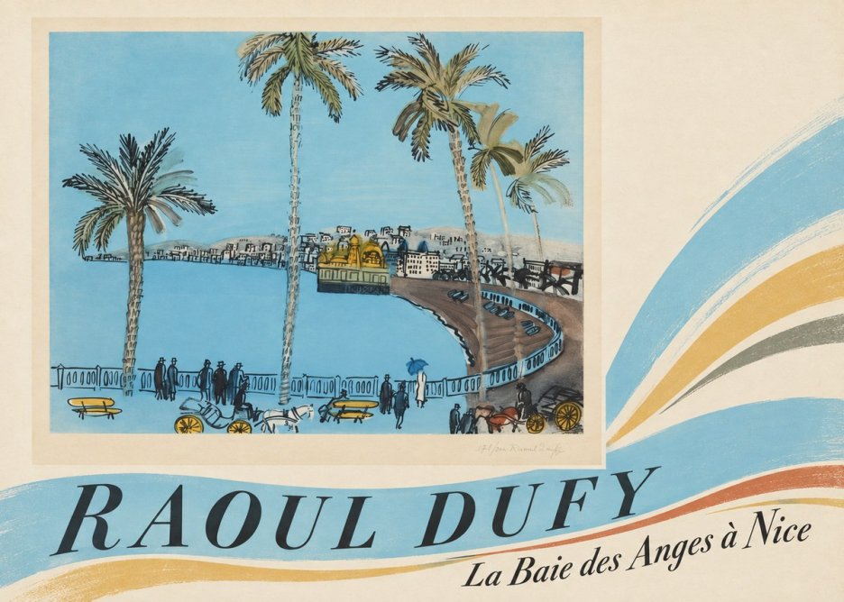 Raoul Dufy La Baie Des Anges À Nice No4 - Juliste