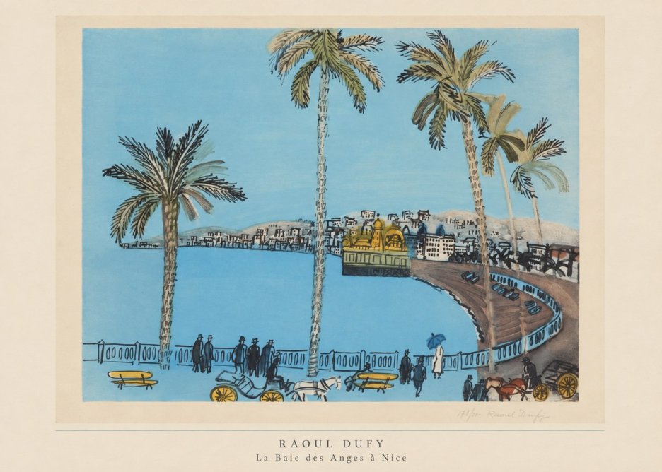 Raoul Dufy La Baie Des Anges À Nice No6 - Juliste