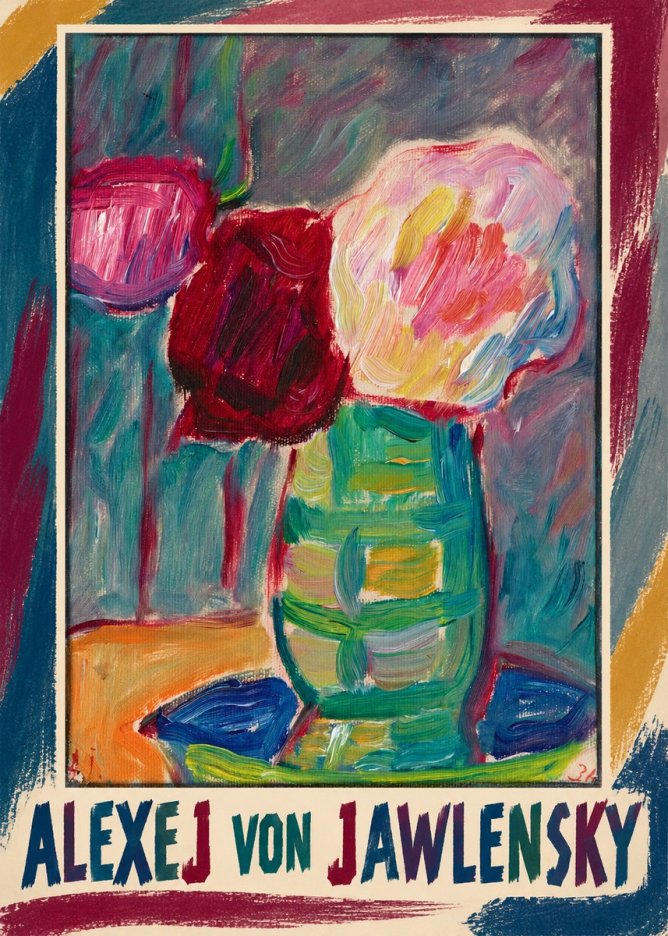 Alexej von Jawlensky Still Life with Flowers No1 - Juliste
