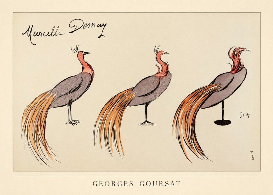 Georges Goursat Marcelle Demay No3 - Juliste