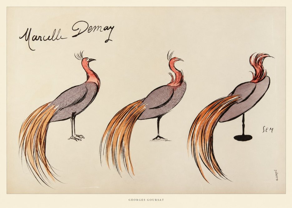 Georges Goursat Marcelle Demay No6 - Juliste