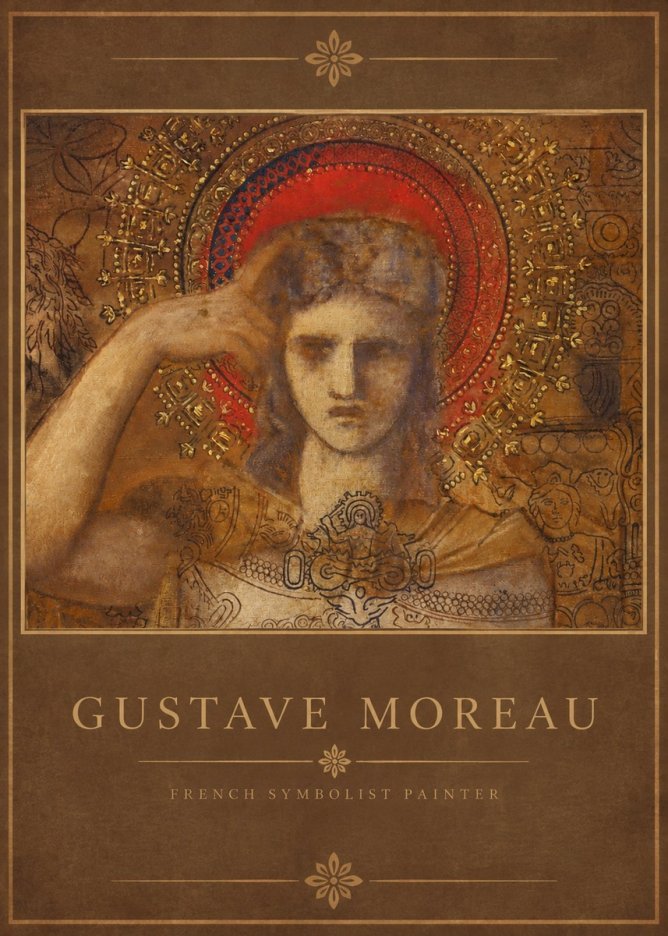 Gustave Moreau L'apparition II No2 - Juliste
