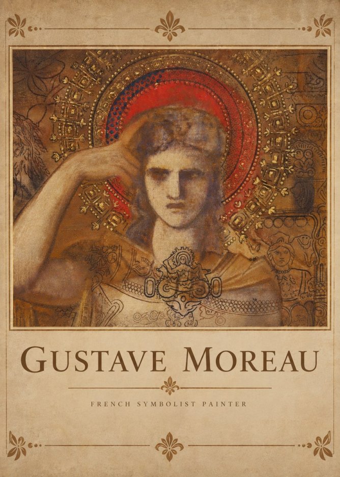 Gustave Moreau L'apparition II No4 - Juliste