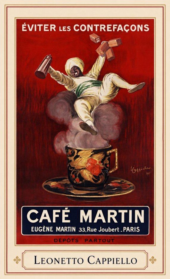 Leonetto Cappiello Café Martin No1 - Juliste