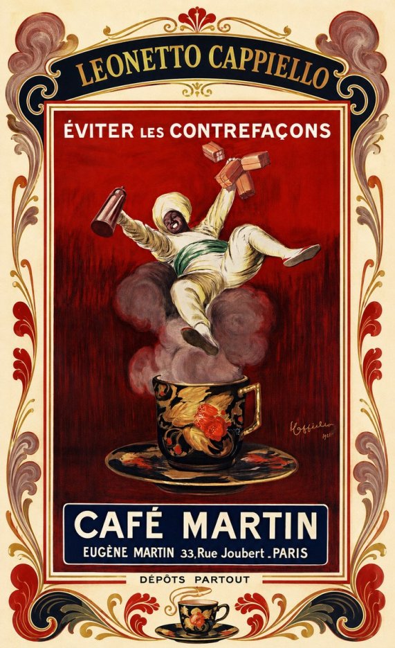 Leonetto Cappiello Café Martin No3 - Juliste