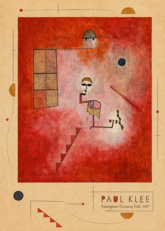 Paul Klee Prestidigitator (Conjuring Trick), 1927 No5 - Juliste