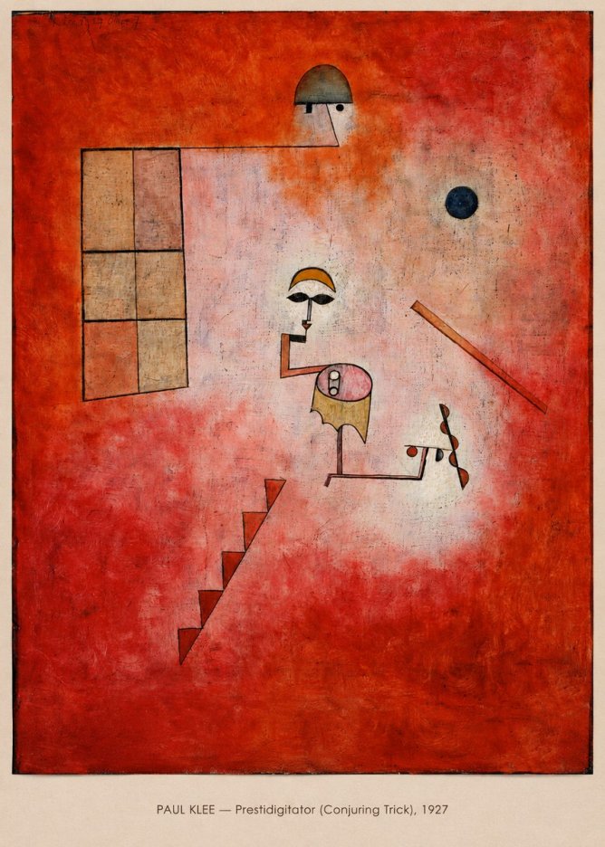 Paul Klee Prestidigitator (Conjuring Trick), 1927 No6 - Juliste