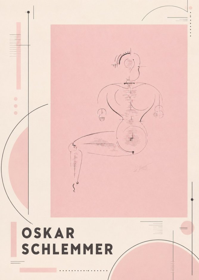 Oskar Schlemmer Figur L 1 No4 - Juliste