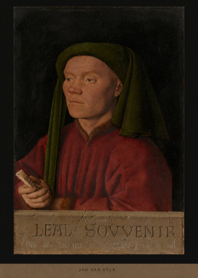 Jan van Eyck Léal Souvenir No5 - Juliste