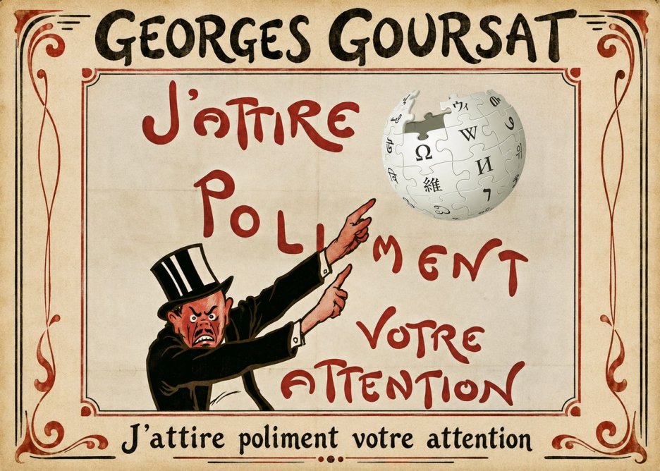 Georges Goursat J'attire Poliment Votre Attention No1 - Juliste