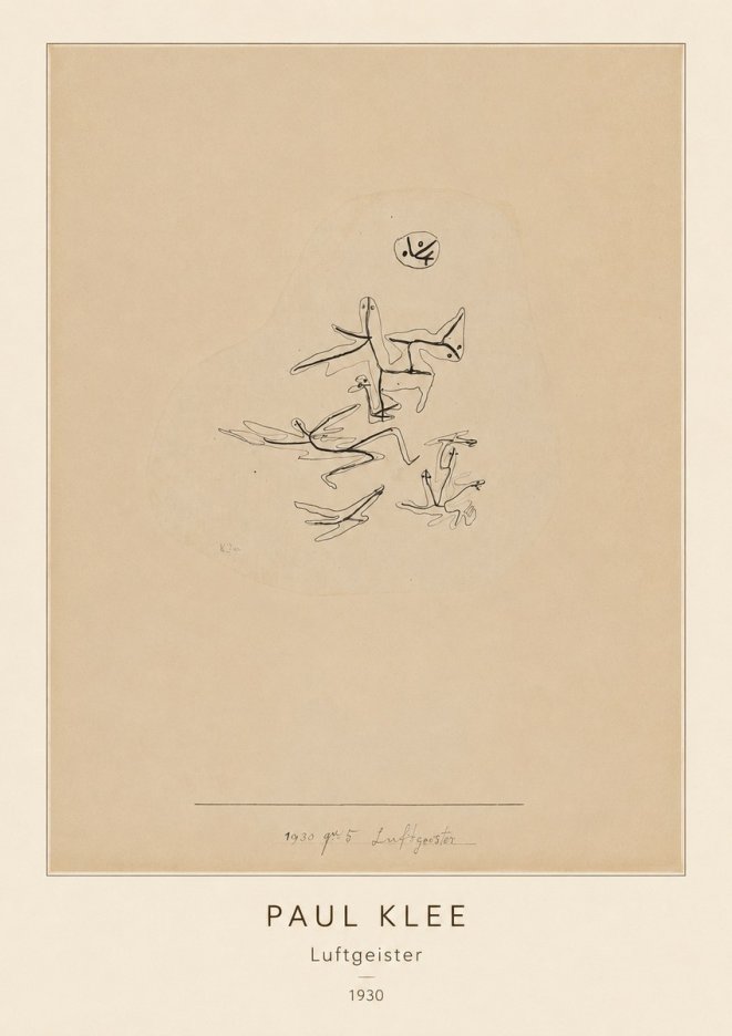 Paul Klee Luftgeister No3 - Juliste