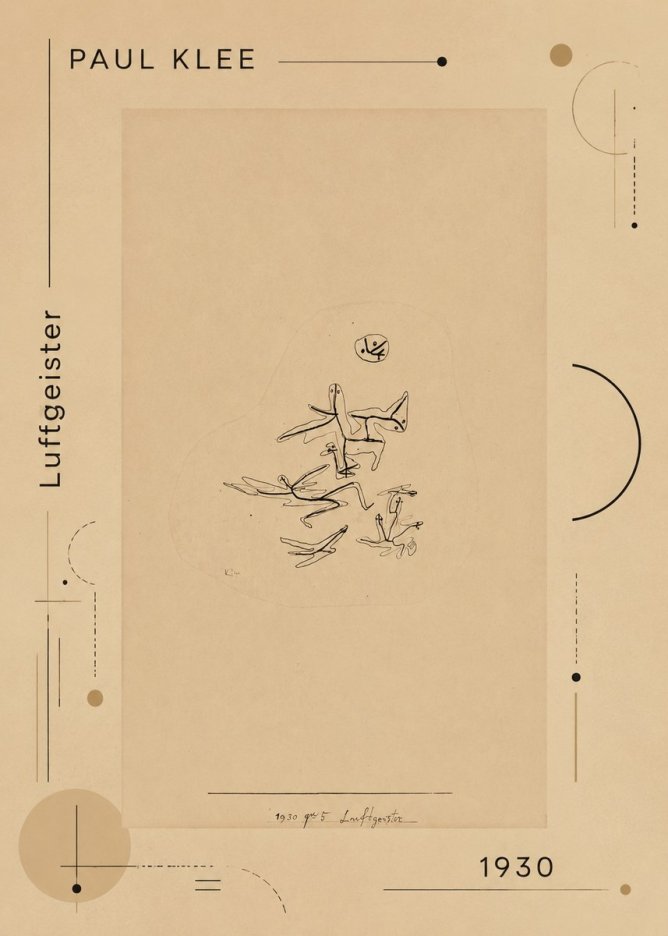 Paul Klee Luftgeister No4 - Juliste