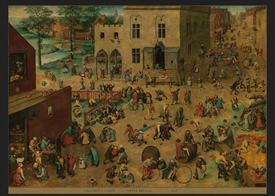 Pieter Bruegel Children's Games IV No6 - Juliste