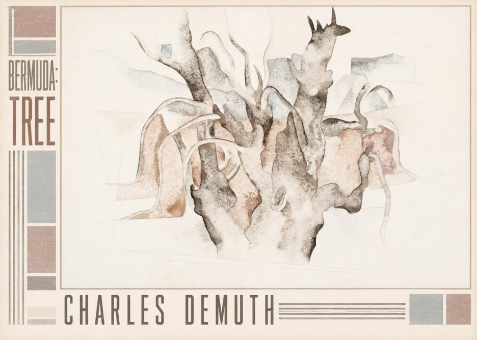 Charles Demuth Bermuda: Tree No5 - Juliste