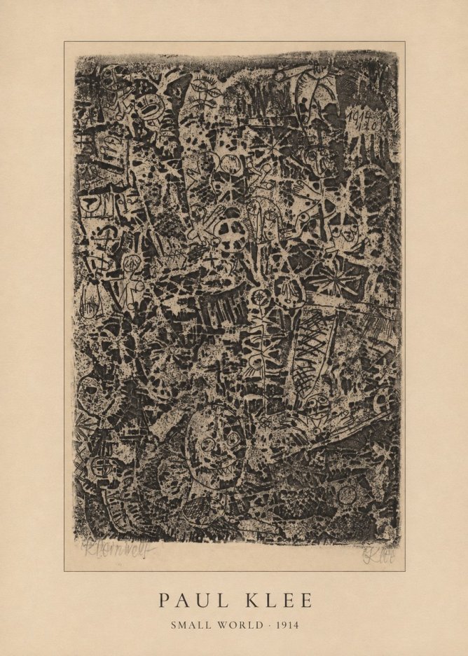 Paul Klee Small World No4 - Juliste