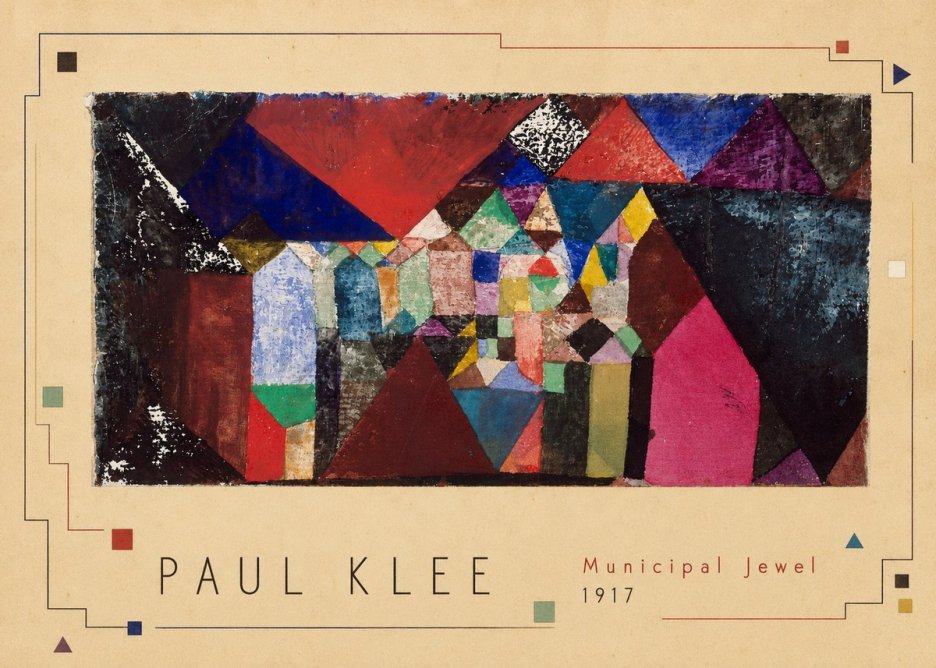 Paul Klee Municipal Jewel No2 - Juliste