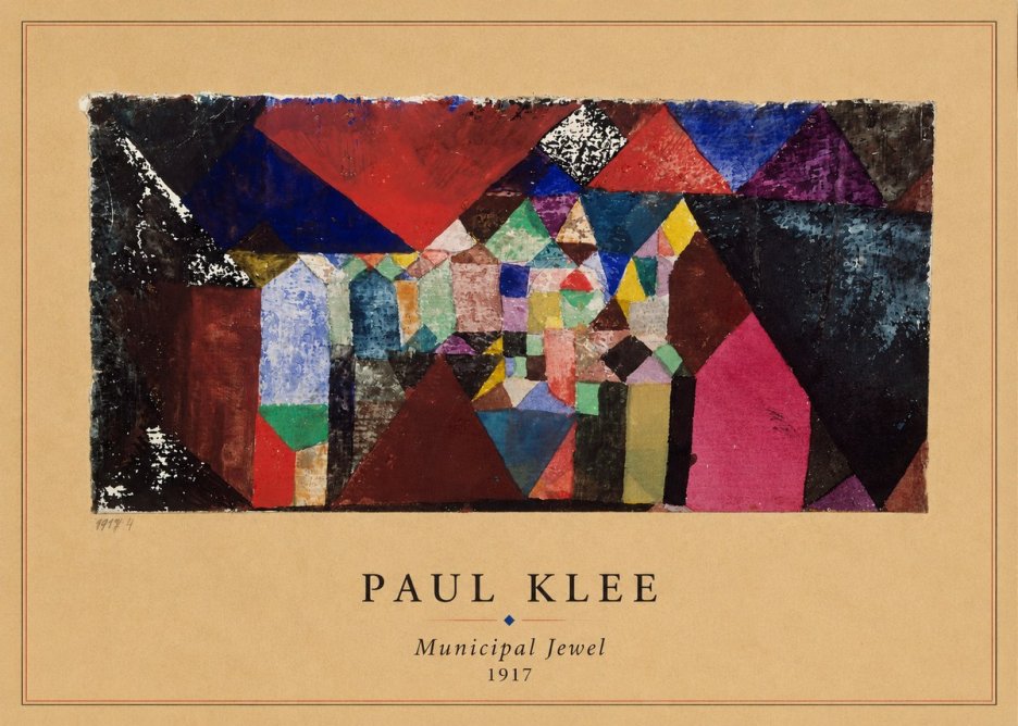 Paul Klee Municipal Jewel No4 - Juliste