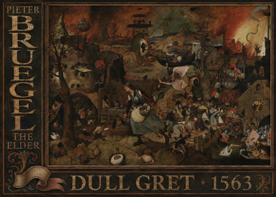 Pieter Bruegel Dull Gret III No3 - Juliste