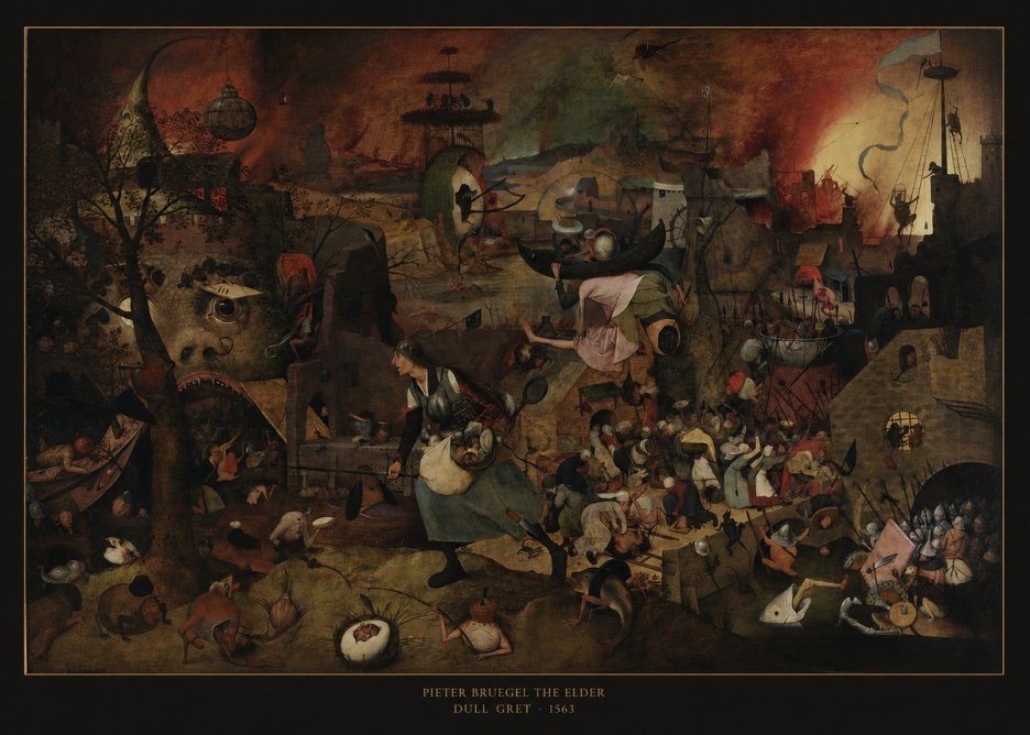 Pieter Bruegel Dull Gret III No6 - Juliste