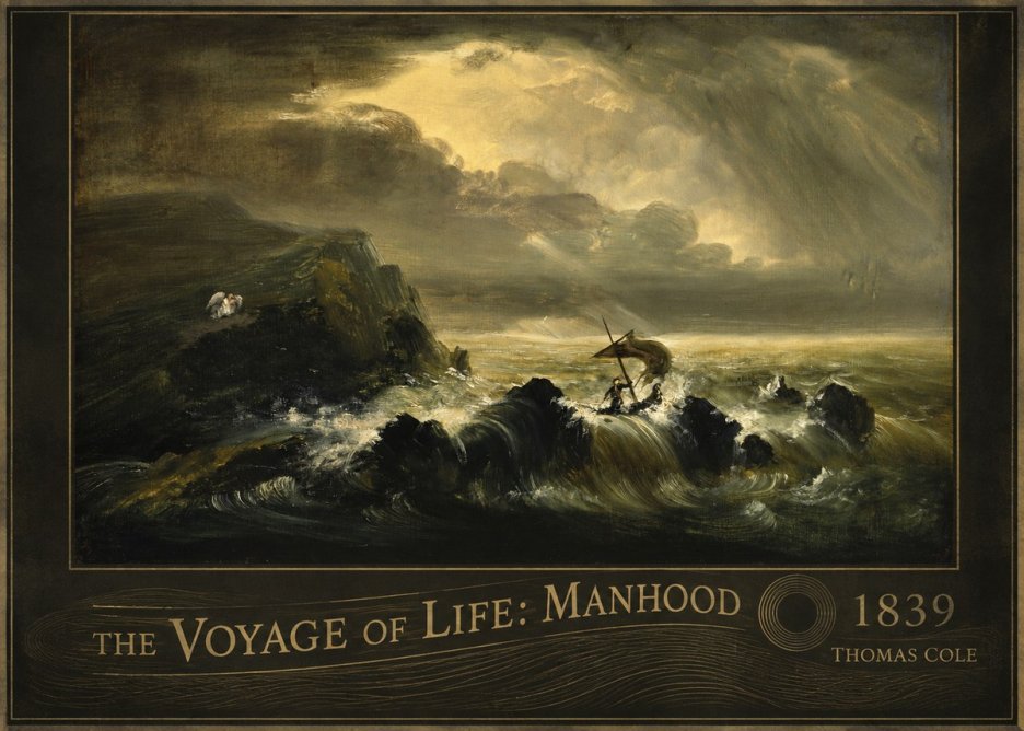 Thomas Cole The Voyage of Life: Manhood IV No6 - Juliste
