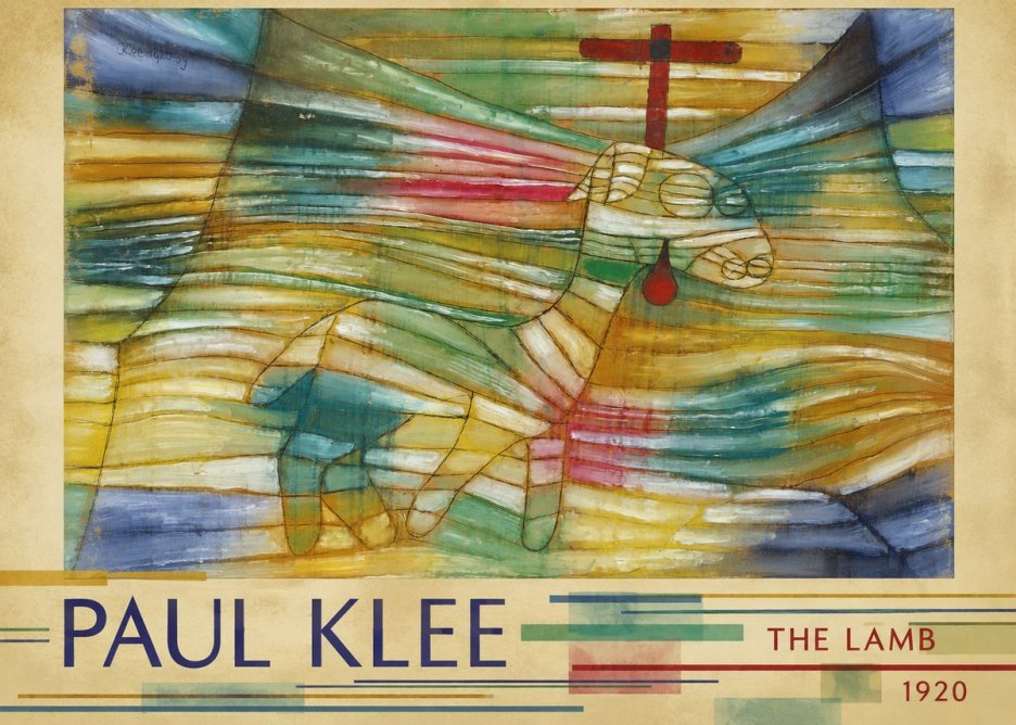 Paul Klee The Lamb No3 - Juliste
