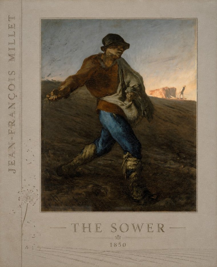 Jean-François Millet The Sower II No4 - Juliste