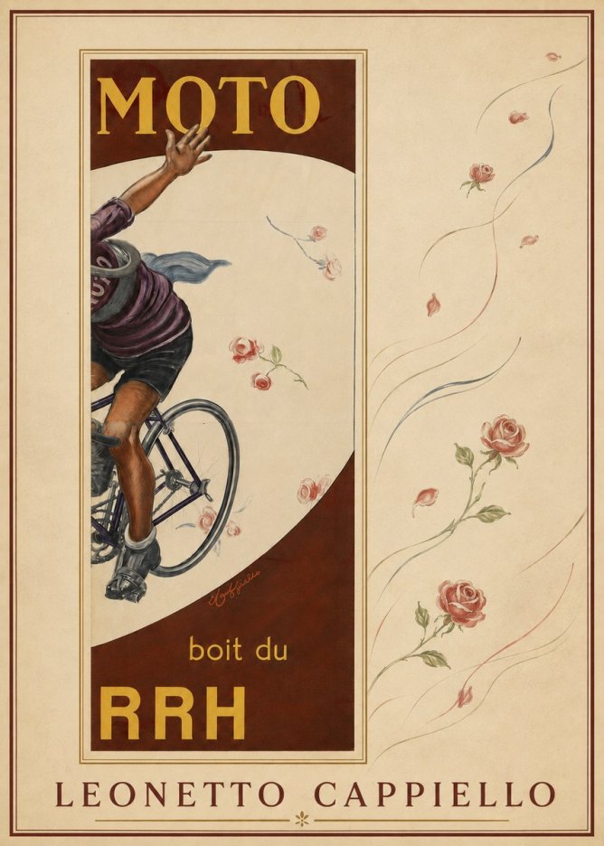 Leonetto Cappiello Moto Rrh No5 - Juliste