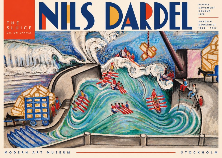 Nils Dardel The Sluice No3 - Juliste