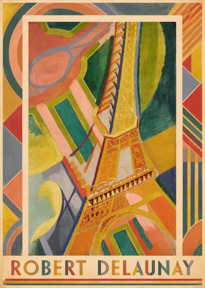 Robert Delaunay The Eiffel Tower No2 - Juliste