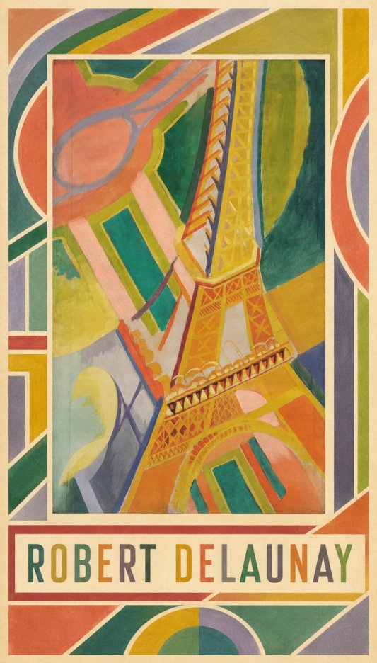 Robert Delaunay The Eiffel Tower No4 - Juliste