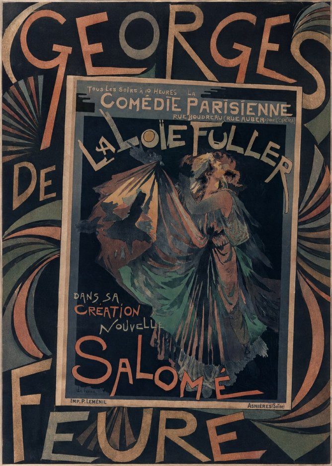 Georges de Feure La Loïe Fuller - Salomé III No5 - Juliste