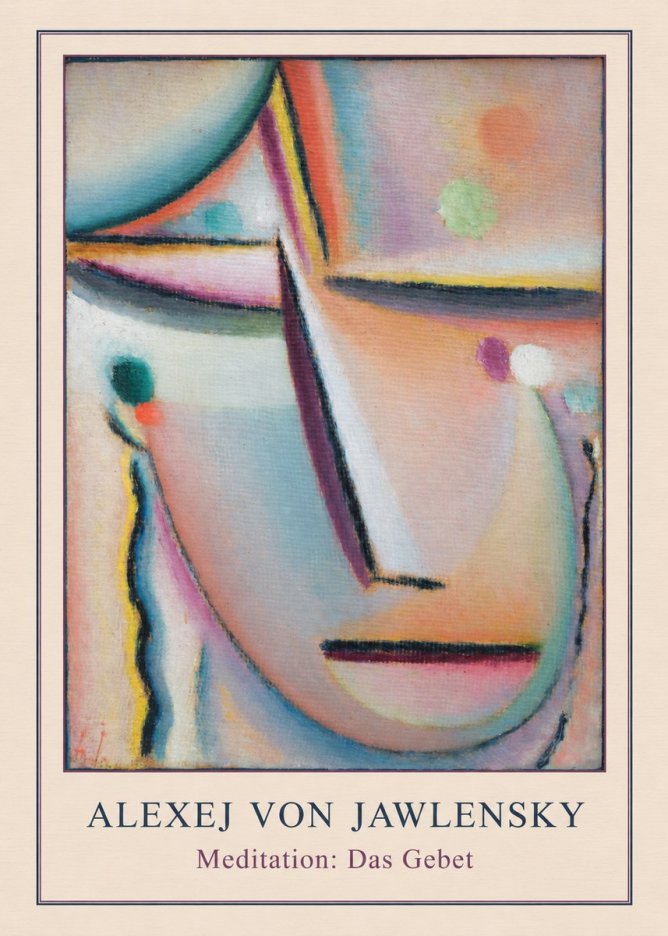 Alexej von Jawlensky Meditation: Das Gebet No4 - Juliste