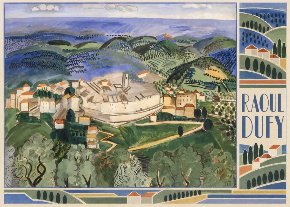 Raoul Dufy Vue De Vence No5 - Juliste