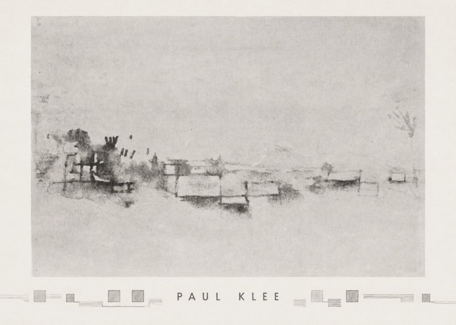 Paul Klee View of the Valley No3 - Juliste