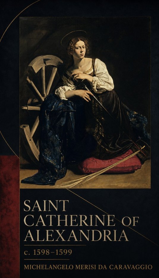Michelangelo Merisi da Caravaggio Saint Catherine of Alexandria II No6 - Juliste