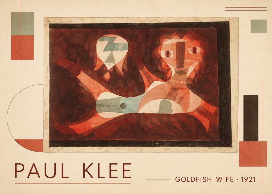 Paul Klee Goldfish Wife No1 - Juliste