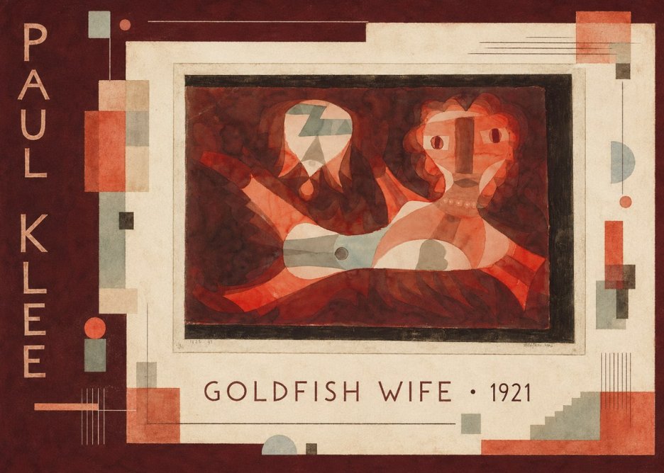 Paul Klee Goldfish Wife No2 - Juliste