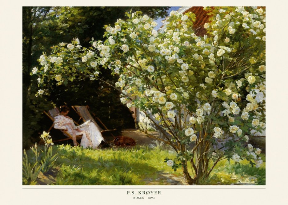 P.S. Krøyer Roses No6 - Juliste