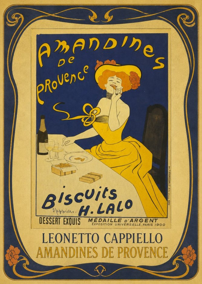 Leonetto Cappiello Amandines De Provence Biscuits H. Lalo III No1 - Juliste