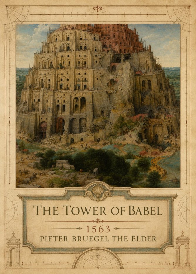 Pieter Bruegel The Tower of Babel XVII No3 - Juliste