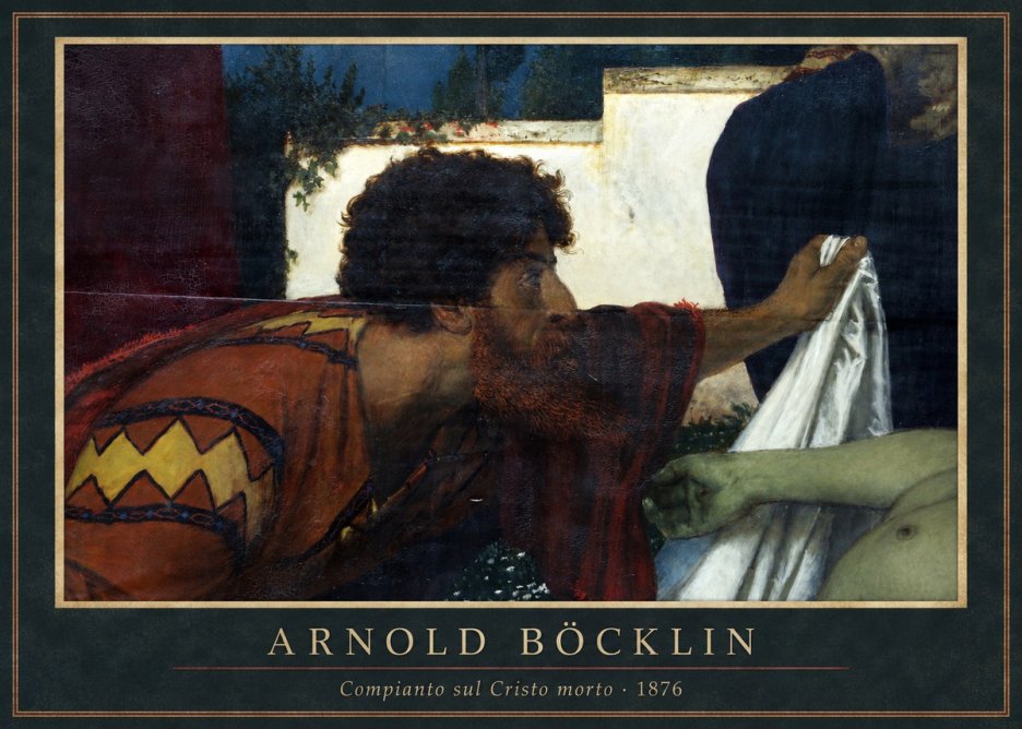 Arnold Böcklin Compianto Sul Cristo Morto No1 - Juliste