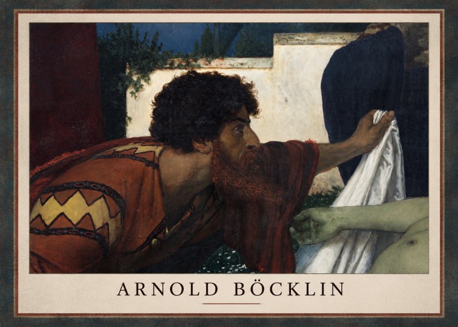 Arnold Böcklin Compianto Sul Cristo Morto No4 - Juliste