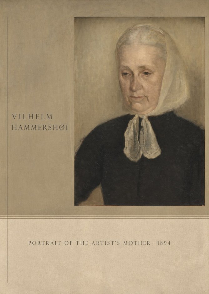 Vilhelm Hammershøi Portrait of the Artist's Mother · 1894 No5 - Juliste
