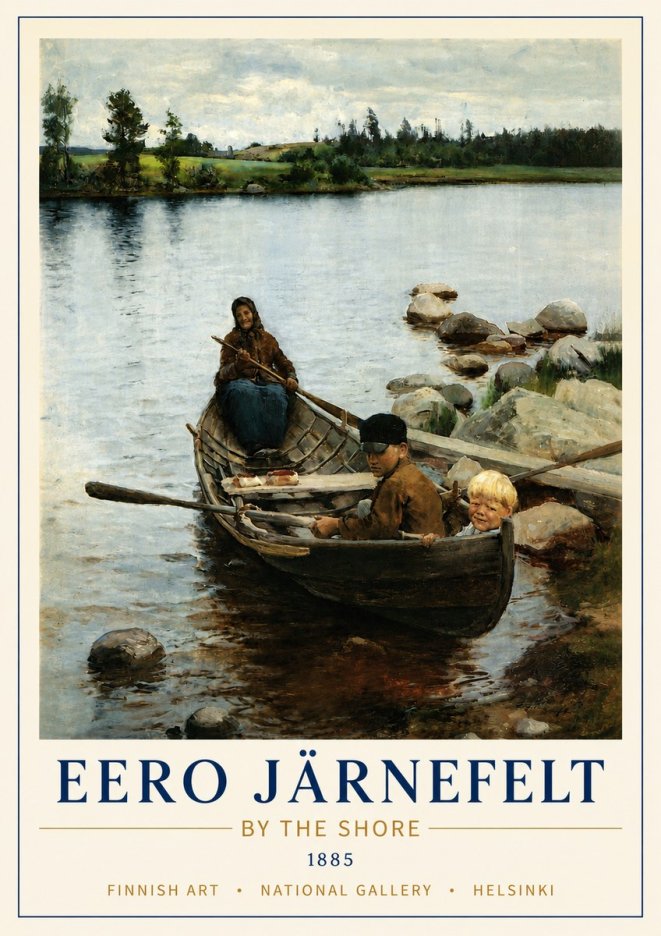 Eero Järnefelt By the Shore No4 - Juliste