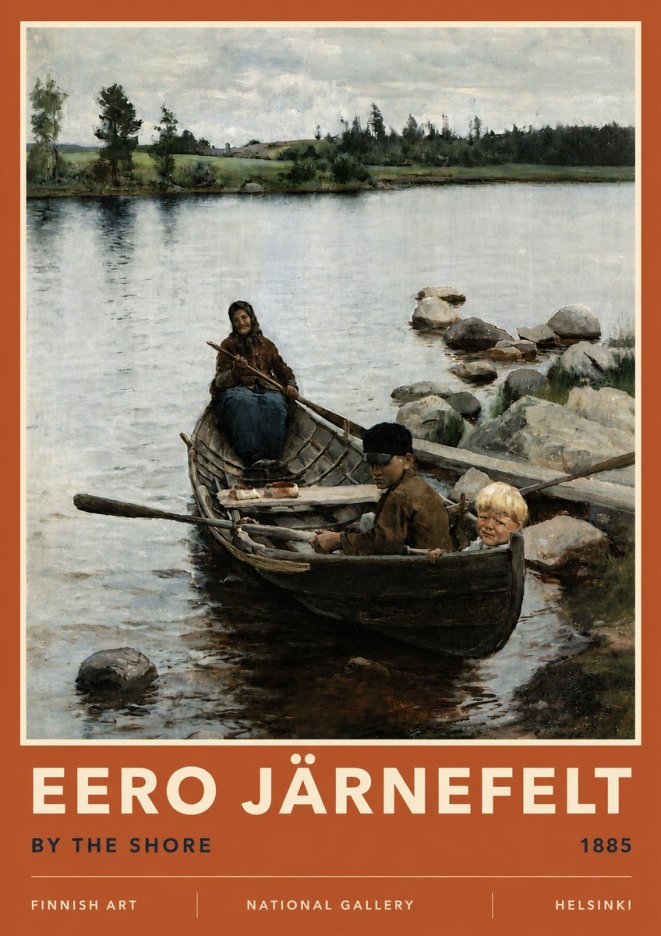Eero Järnefelt By the Shore No5 - Juliste