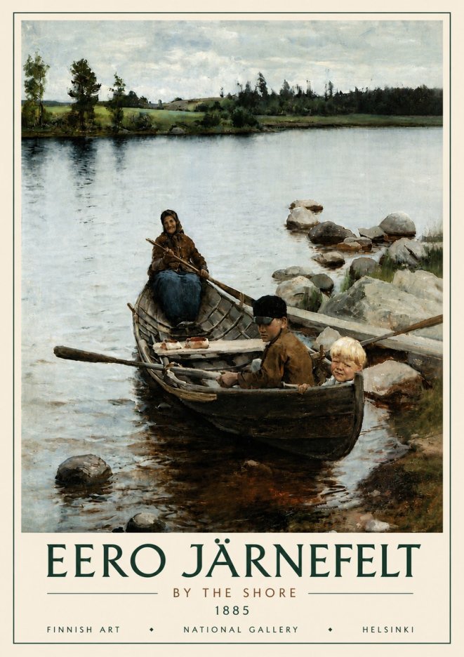 Eero Järnefelt By the Shore No6 - Juliste
