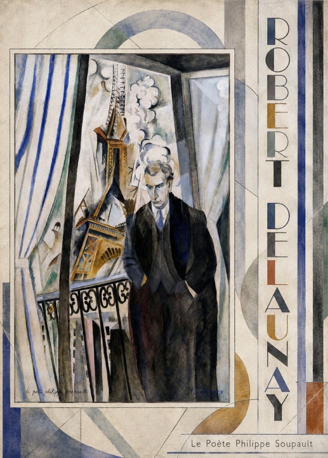 Robert Delaunay Le Poète Philippe Soupault No2 - Juliste