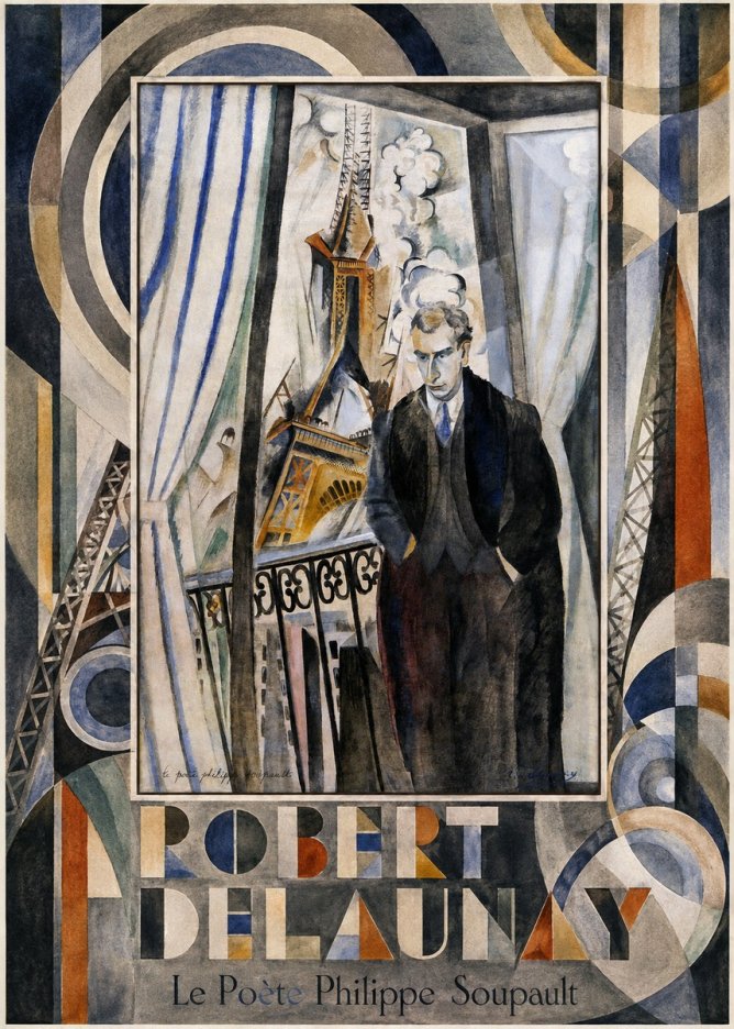 Robert Delaunay Le Poète Philippe Soupault No4 - Juliste